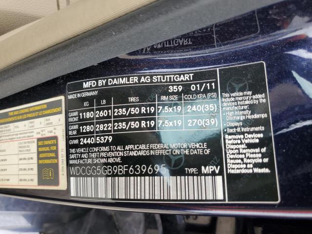 Photo 12 VIN: WDCGG5GB9BF639695 - MERCEDES-BENZ GLK 350 