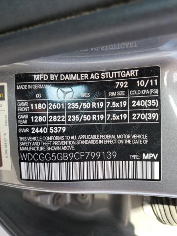 Photo 13 VIN: WDCGG5GB9CF799139 - MERCEDES-BENZ GLK 350 