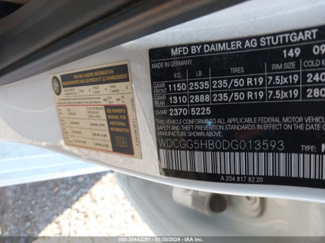 Photo 8 VIN: WDCGG5HB0DG013593 - MERCEDES-BENZ GLK 350 