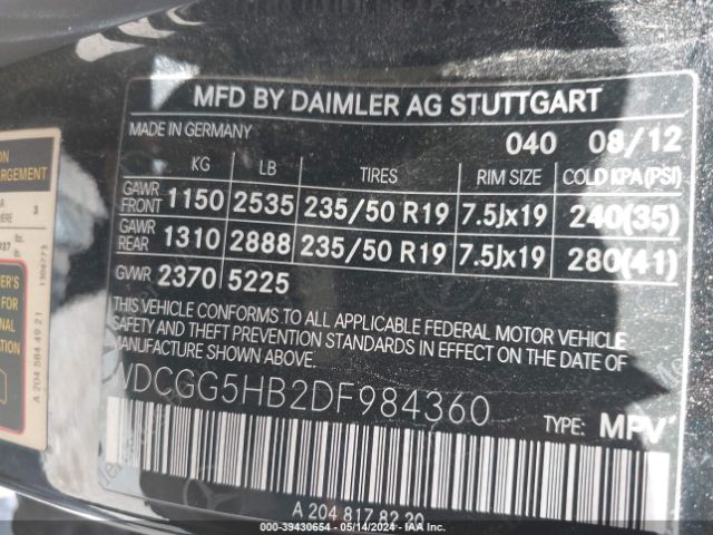 Photo 8 VIN: WDCGG5HB2DF984360 - MERCEDES-BENZ GLK 350 