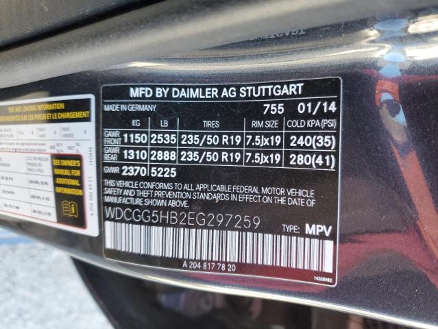 Photo 12 VIN: WDCGG5HB2EG297259 - MERCEDES-BENZ GLK 350 