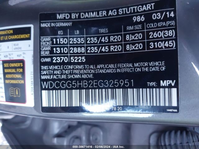 Photo 8 VIN: WDCGG5HB2EG325951 - MERCEDES-BENZ GLK 350 