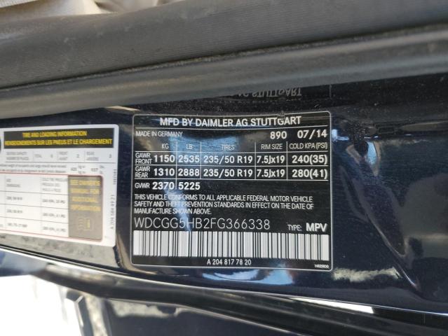 Photo 12 VIN: WDCGG5HB2FG366338 - MERCEDES-BENZ GLK-CLASS 