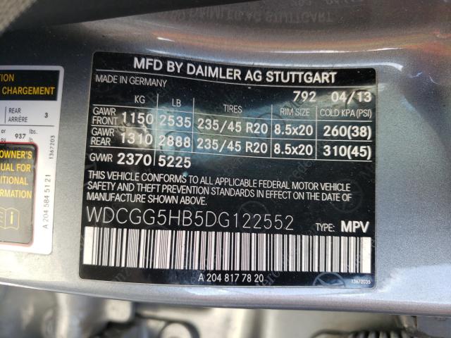 Photo 9 VIN: WDCGG5HB5DG122552 - MERCEDES-BENZ GLK 350 