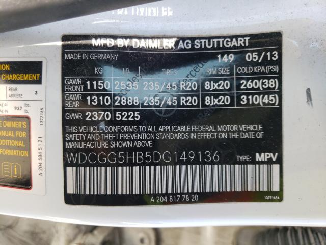 Photo 9 VIN: WDCGG5HB5DG149136 - MERCEDES-BENZ GLK 350 