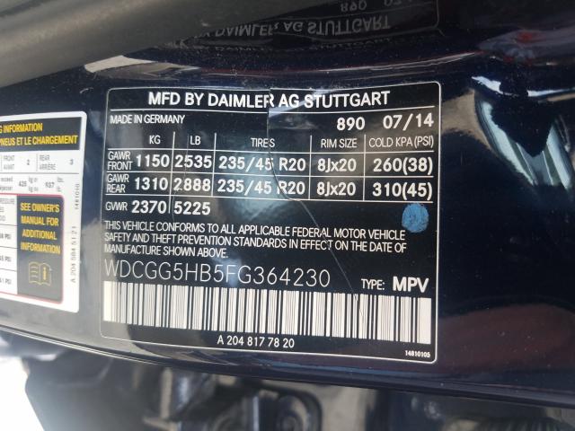 Photo 9 VIN: WDCGG5HB5FG364230 - MERCEDES-BENZ GLK 350 