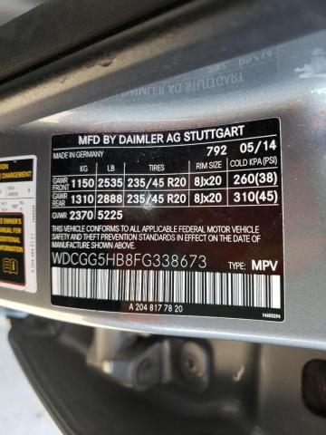 Photo 9 VIN: WDCGG5HB8FG338673 - MERCEDES-BENZ GLK 350 