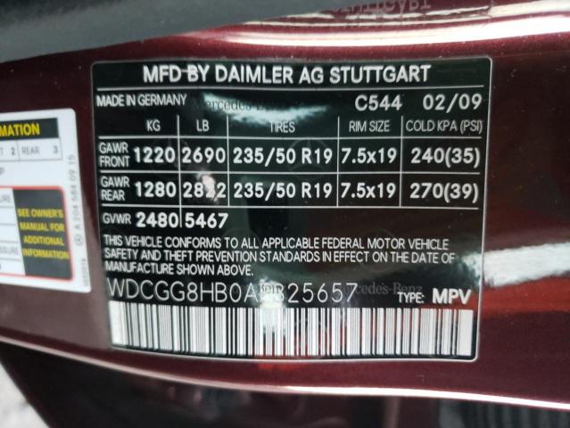 Photo 9 VIN: WDCGG8HB0AF325657 - MERCEDES-BENZ GLK 350 4M 