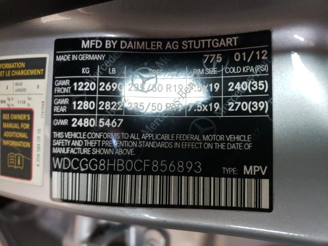 Photo 9 VIN: WDCGG8HB0CF856893 - MERCEDES-BENZ GLK 350 4M 