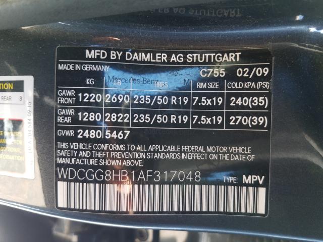 Photo 9 VIN: WDCGG8HB1AF317048 - MERCEDES-BENZ GLK 350 4M 