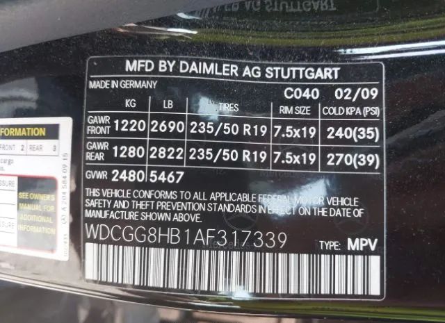 Photo 8 VIN: WDCGG8HB1AF317339 - MERCEDES-BENZ GLK-CLASS 