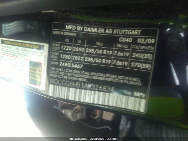 Photo 8 VIN: WDCGG8HB1AF326834 - MERCEDES-BENZ GLK-CLASS 