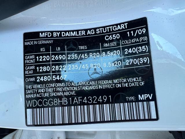 Photo 9 VIN: WDCGG8HB1AF432491 - MERCEDES-BENZ GLK 350 4M 