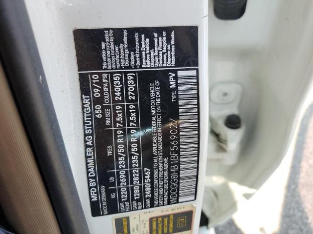 Photo 12 VIN: WDCGG8HB1BF569027 - MERCEDES-BENZ GLK 350 4M 