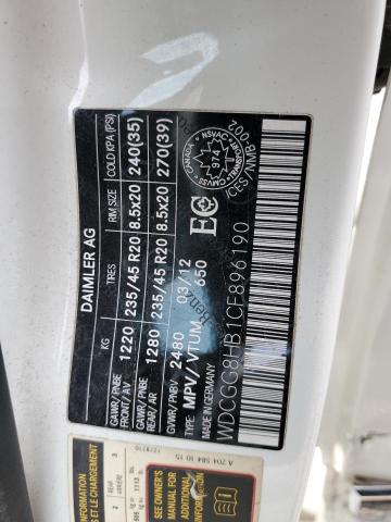 Photo 12 VIN: WDCGG8HB1CF896190 - MERCEDES-BENZ GLK 350 4M 
