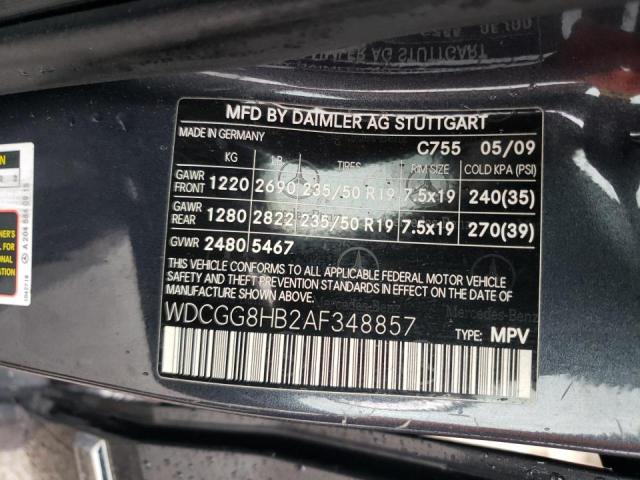 Photo 9 VIN: WDCGG8HB2AF348857 - MERCEDES-BENZ GLK 350 4M 