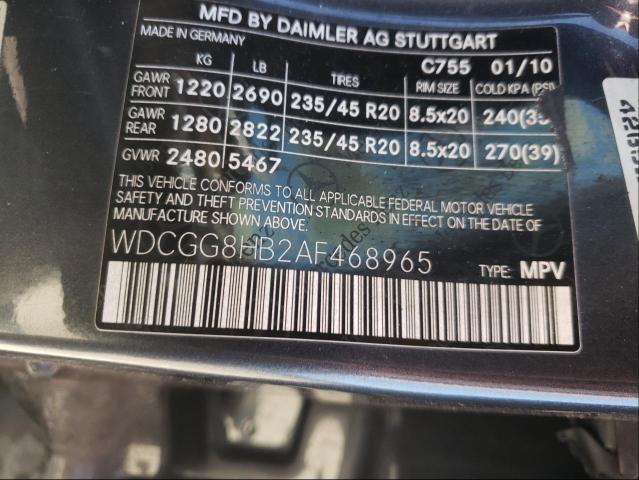 Photo 9 VIN: WDCGG8HB2AF468965 - MERCEDES-BENZ GLK 350 4M 