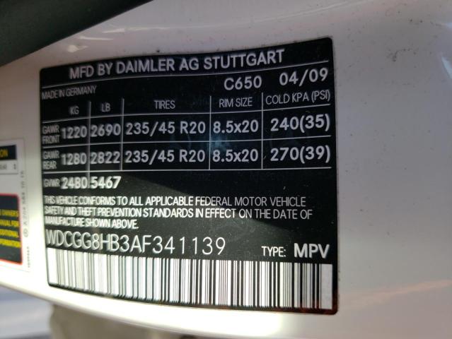 Photo 9 VIN: WDCGG8HB3AF341139 - MERCEDES-BENZ GLK 350 4M 