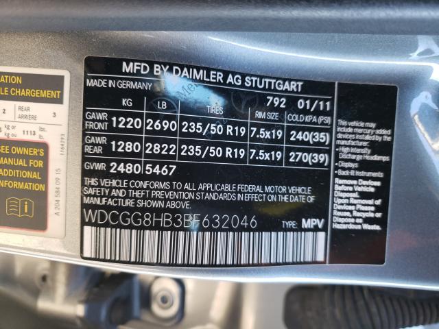 Photo 9 VIN: WDCGG8HB3BF632046 - MERCEDES-BENZ GLK 350 4M 