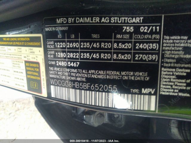 Photo 8 VIN: WDCGG8HB5BF652055 - MERCEDES-BENZ GLK 350 