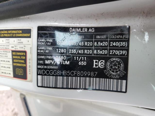 Photo 12 VIN: WDCGG8HB5CF809987 - MERCEDES-BENZ GLK 350 4M 