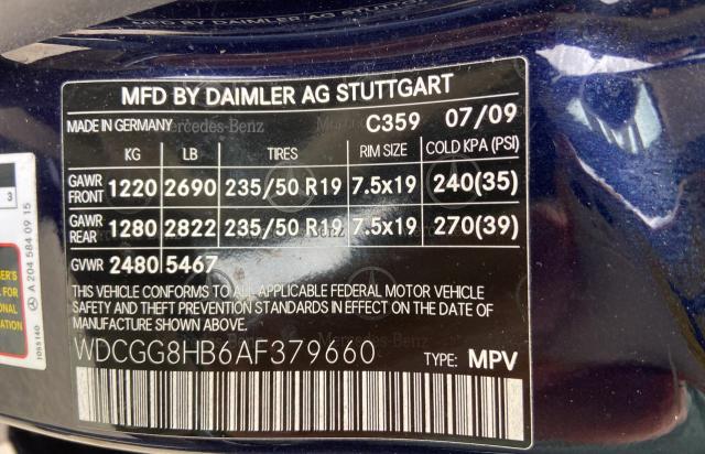 Photo 9 VIN: WDCGG8HB6AF379660 - MERCEDES-BENZ GLK-CLASS 