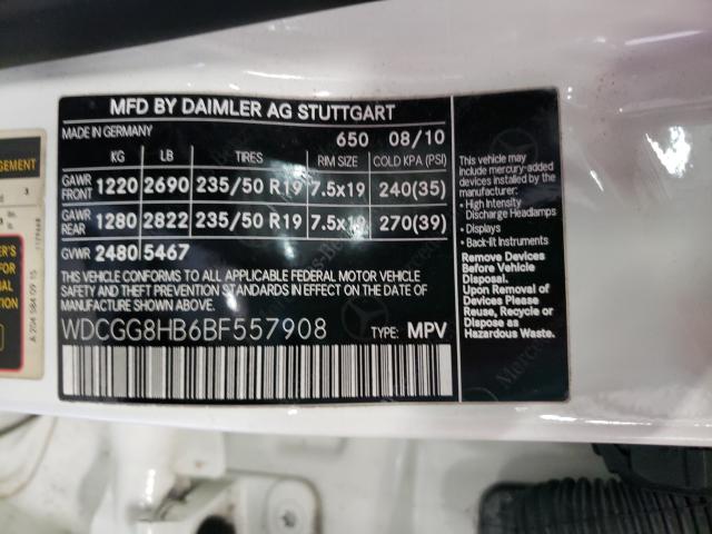 Photo 9 VIN: WDCGG8HB6BF557908 - MERCEDES-BENZ GLK 350 4M 