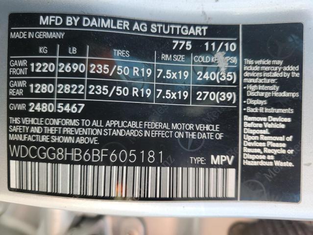 Photo 12 VIN: WDCGG8HB6BF605181 - MERCEDES-BENZ GLK 350 4M 