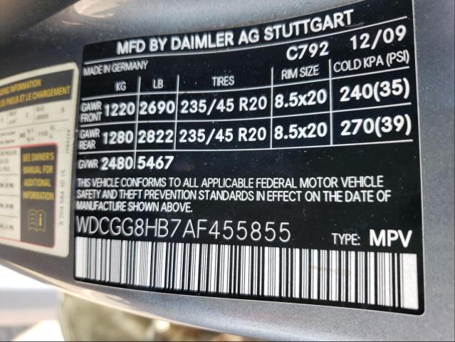 Photo 9 VIN: WDCGG8HB7AF455855 - MERCEDES-BENZ GLK 350 4M 