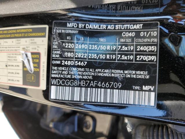 Photo 12 VIN: WDCGG8HB7AF466709 - MERCEDES-BENZ GLK-CLASS 