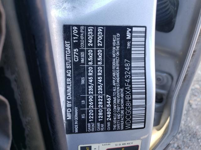 Photo 9 VIN: WDCGG8HBXAF432487 - MERCEDES-BENZ GLK 350 4M 