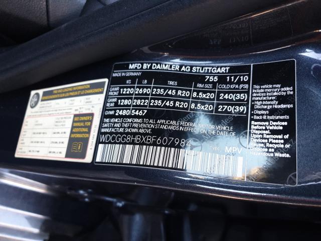 Photo 9 VIN: WDCGG8HBXBF607984 - MERCEDES-BENZ GLK350 