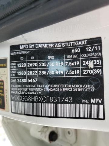 Photo 12 VIN: WDCGG8HBXCF831743 - MERCEDES-BENZ GLK 350 4M 