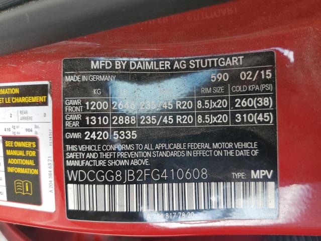 Photo 13 VIN: WDCGG8JB2FG410608 - MERCEDES-BENZ GLK 350 4M 