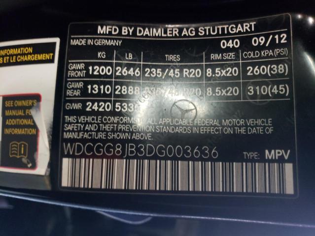 Photo 9 VIN: WDCGG8JB3DG003636 - MERCEDES-BENZ GLK 350 4M 