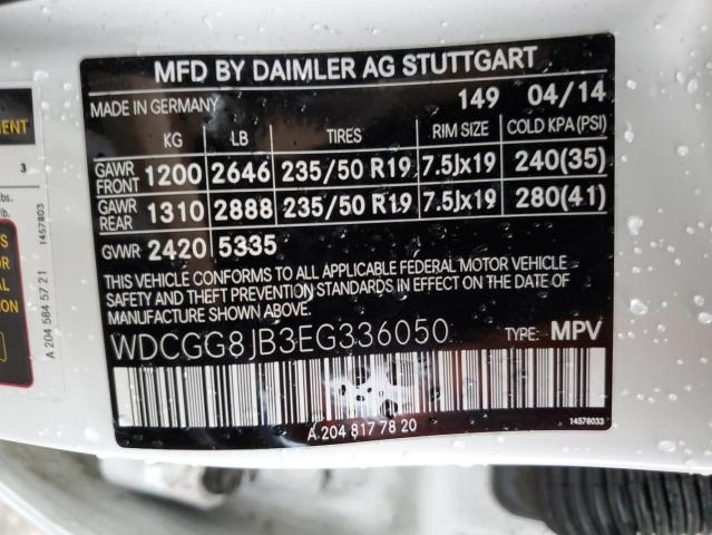 Photo 11 VIN: WDCGG8JB3EG336050 - MERCEDES-BENZ GLK-CLASS 