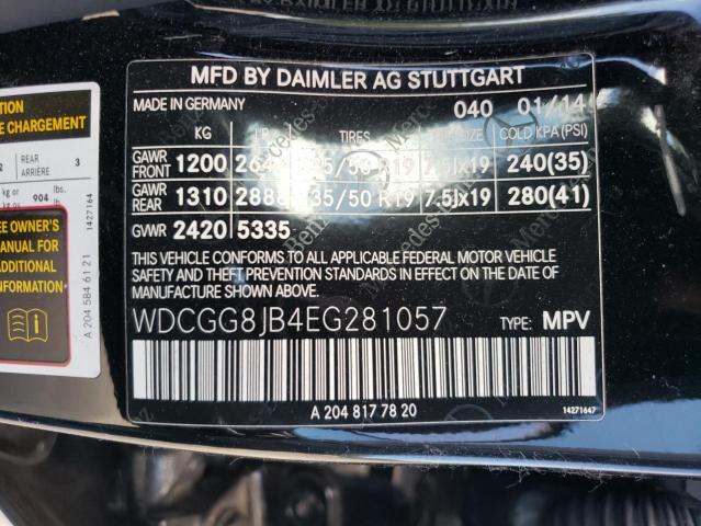 Photo 11 VIN: WDCGG8JB4EG281057 - MERCEDES-BENZ GLK 350 4M 