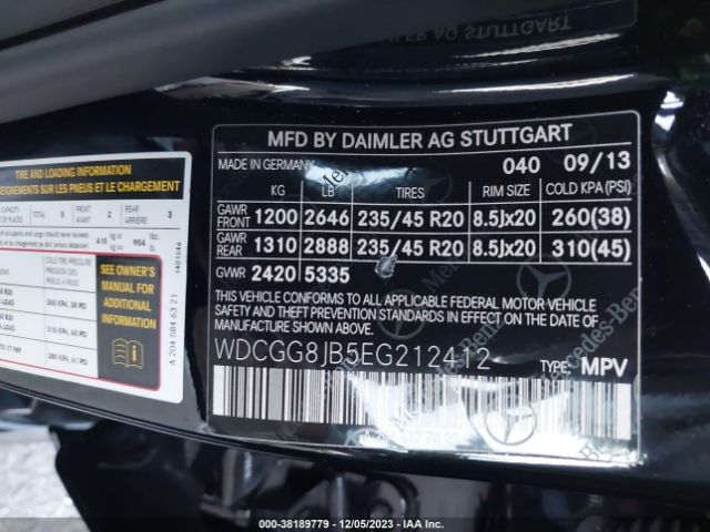 Photo 8 VIN: WDCGG8JB5EG212412 - MERCEDES-BENZ GLK 350 