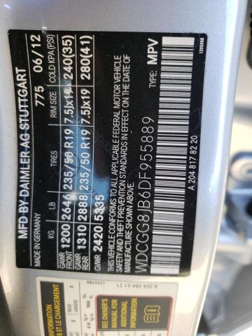 Photo 12 VIN: WDCGG8JB6DF955889 - MERCEDES-BENZ GLK 350 4M 