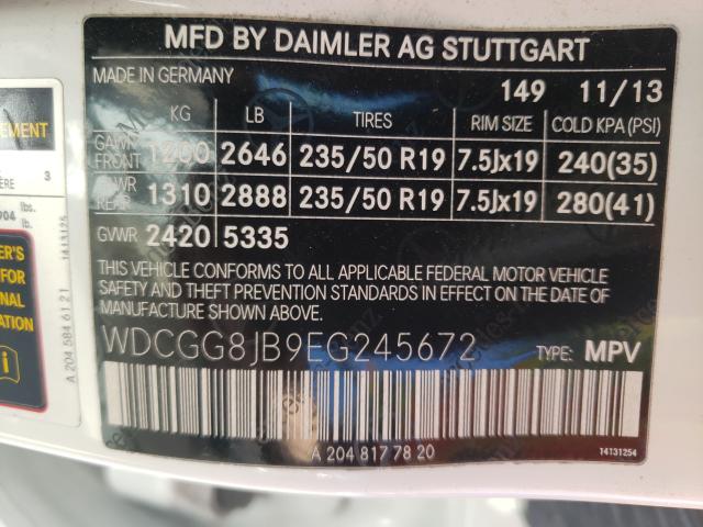 Photo 9 VIN: WDCGG8JB9EG245672 - MERCEDES-BENZ GLK 350 4M 