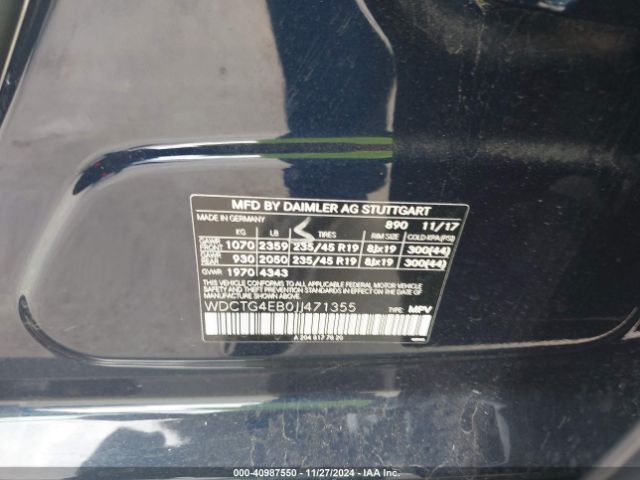 Photo 8 VIN: WDCTG4EB0JJ471355 - MERCEDES-BENZ GLA-CLASS 