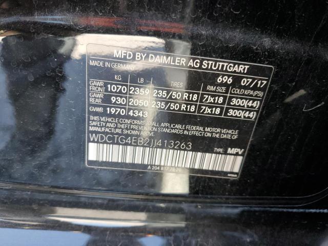 Photo 9 VIN: WDCTG4EB2JJ413263 - MERCEDES-BENZ GLA 250 