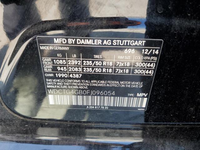 Photo 13 VIN: WDCTG4GB0FJ096054 - MERCEDES-BENZ GLA 250 4M 