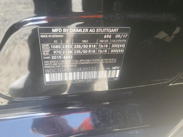 Photo 12 VIN: WDCTG4GB2JJ439133 - MERCEDES-BENZ GLA 250 4M 