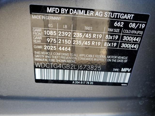 Photo 9 VIN: WDCTG4GB2LJ673825 - MERCEDES-BENZ GLA 250 4M 