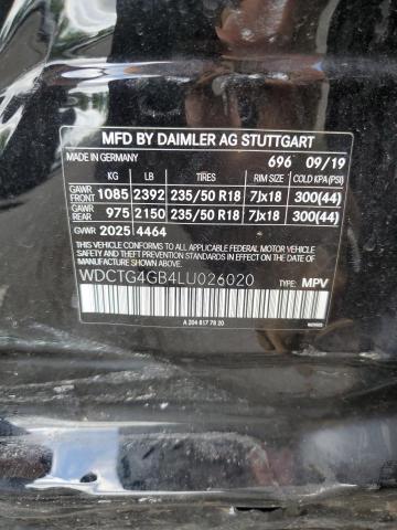 Photo 12 VIN: WDCTG4GB4LU026020 - MERCEDES-BENZ GLA 250 4M 