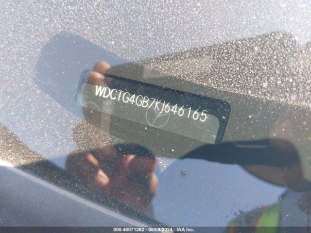 Photo 8 VIN: WDCTG4GB7KJ646165 - MERCEDES-BENZ GLA-CLASS 