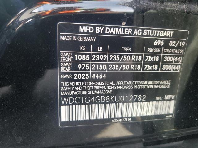 Photo 13 VIN: WDCTG4GB8KU012782 - MERCEDES-BENZ GLA 250 4M 