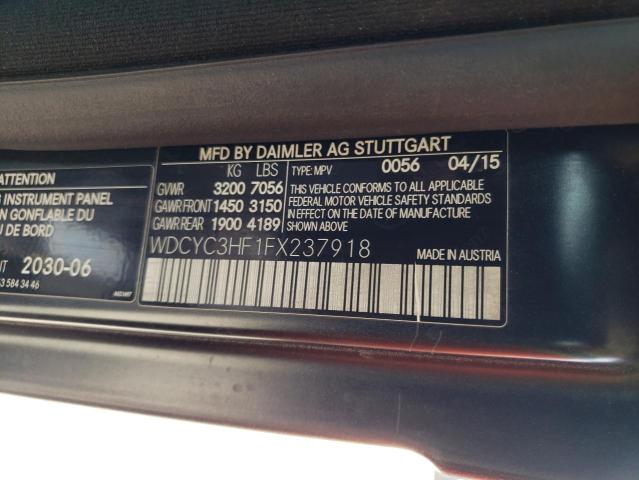 Photo 12 VIN: WDCYC3HF1FX237918 - MERCEDES-BENZ G-CLASS 