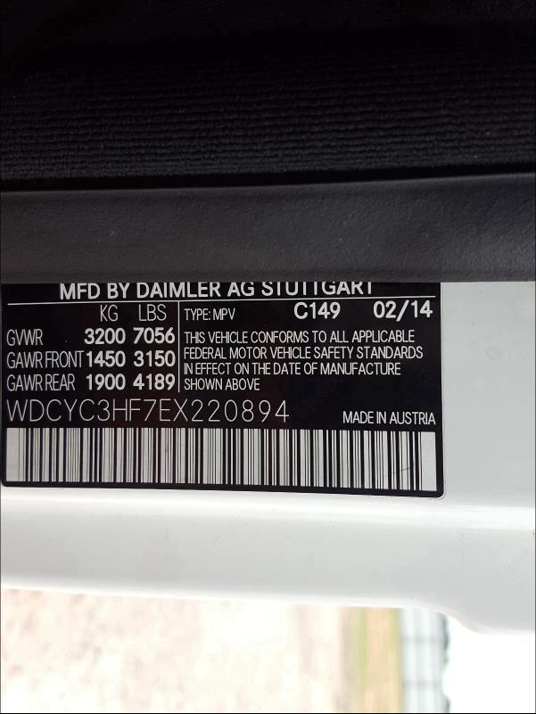 Photo 9 VIN: WDCYC3HF7EX220894 - MERCEDES-BENZ G 550 